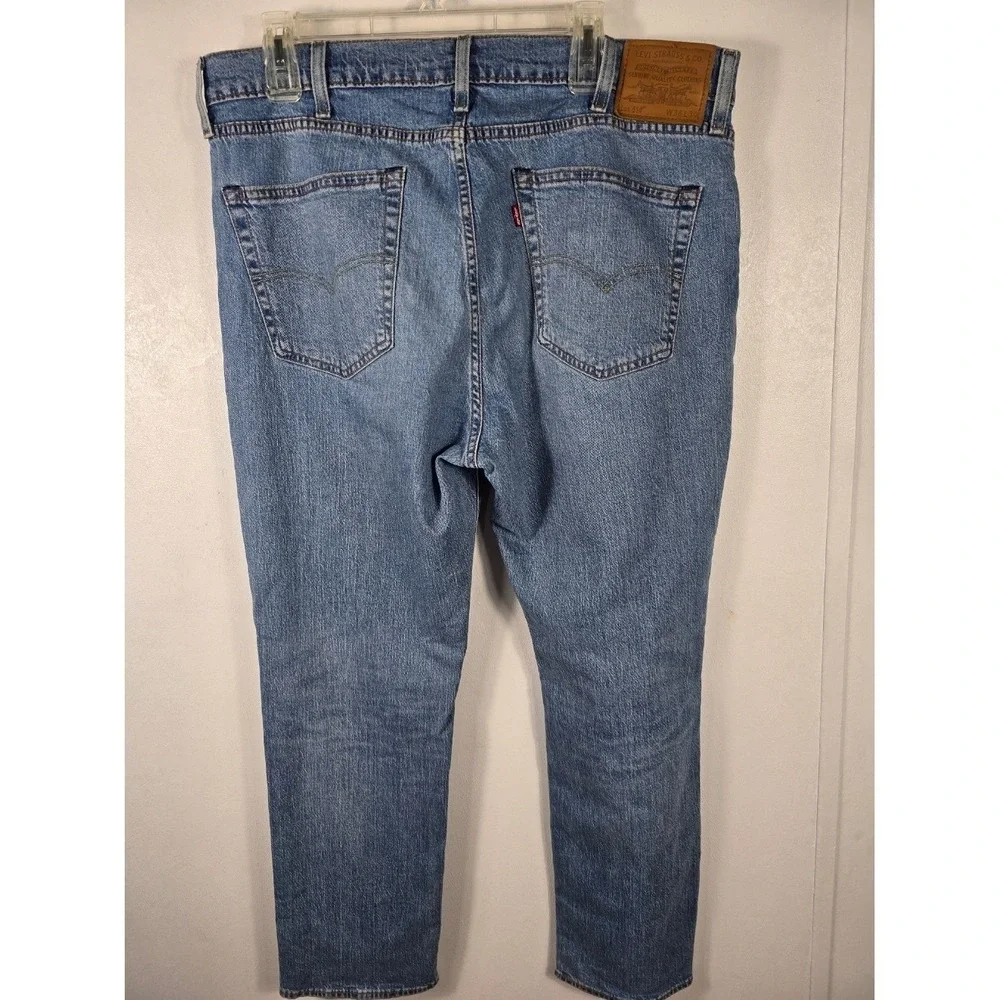 Levis 514 Straight Fit Jeans Blue 38x30 Denim‎ Medium Wash Classic Pants